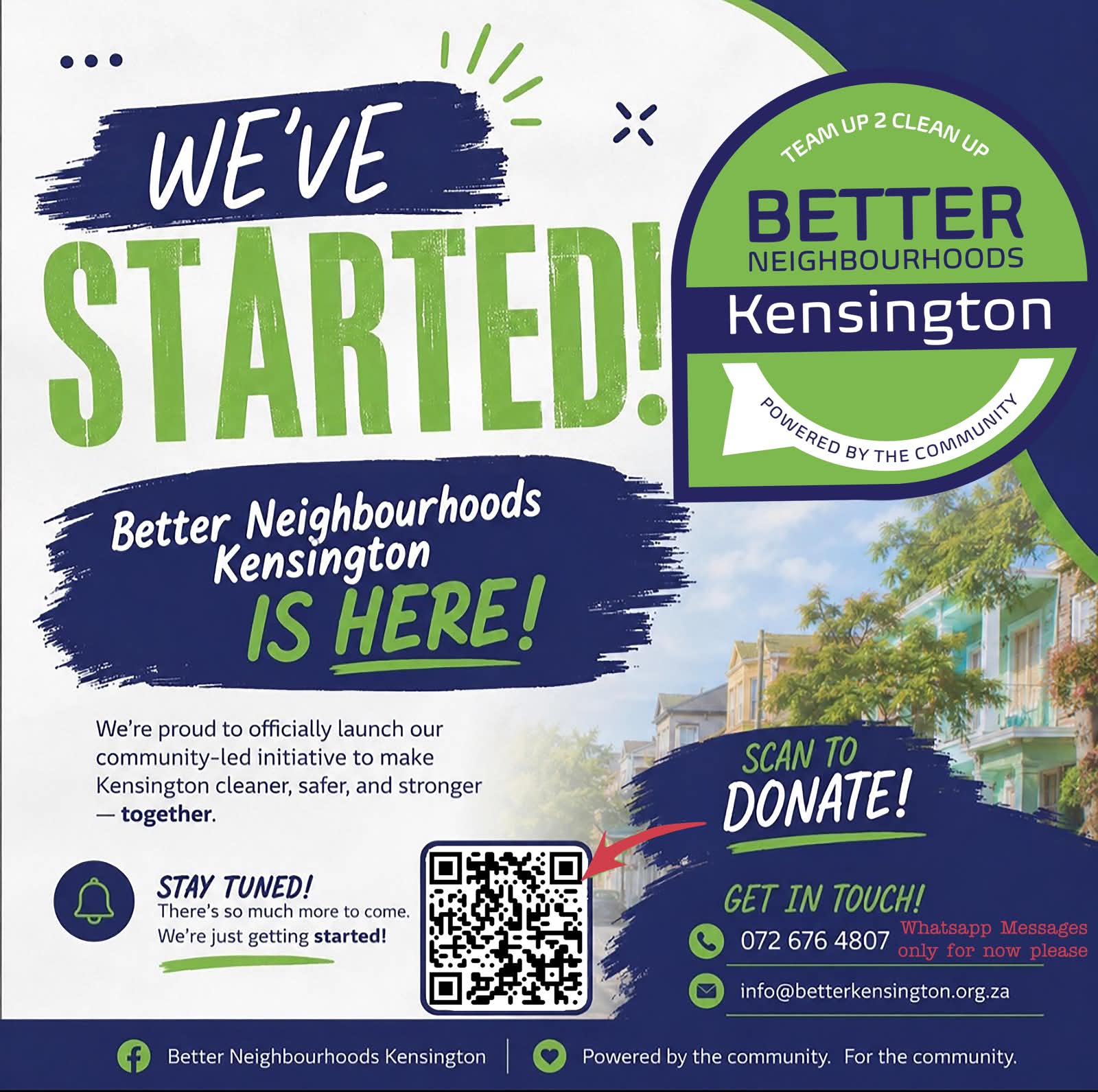 We've Started — Better Kensington Is Here! 🎉